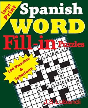 portada Spanish Word Fill - in Puzzles