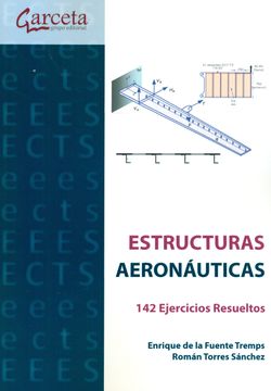 portada Estructuras Aeronáuticas: 142 Ejercicios Resueltos (Texto (Garceta))