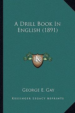 portada a drill book in english (1891)