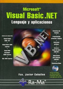 portada visual basic .net. lenguaje y aplicaciones.