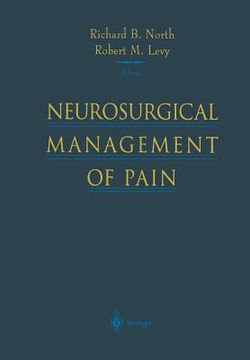 portada neurosurgical management of pain (en Inglés)