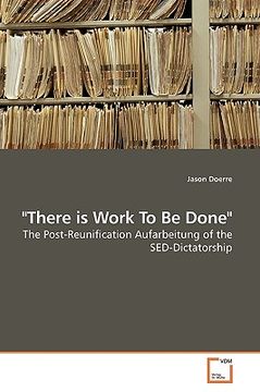 portada there is work to be done (en Inglés)