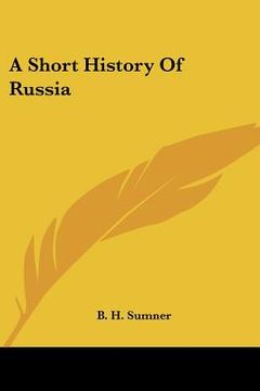 portada a short history of russia (en Inglés)