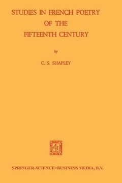 portada Studies in French Poetry of the Fifteenth Century (en Inglés)