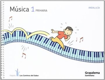 portada MUSICA + CD 1 PRIMARIA ANDALUCIA LOS CAMINOS DEL SABER GRAZALEMA (en Inglés)