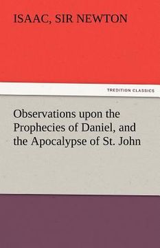 portada observations upon the prophecies of daniel, and the apocalypse of st. john (in English)