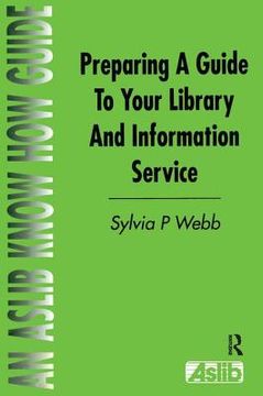 portada preparing a guide to your library and information service (in English)