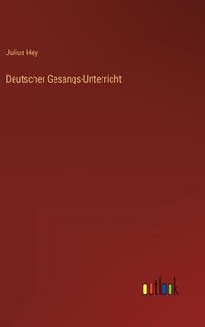 portada Deutscher Gesangs-Unterricht (en Alemán)