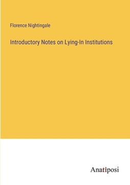 portada Introductory Notes on Lying-In Institutions (en Inglés)