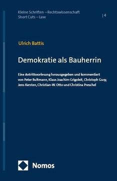 portada Demokratie als Bauherrin: Eine Antrittsvorlesung mit Kommentaren (in German)