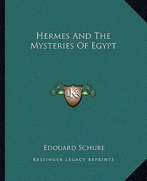 portada hermes and the mysteries of egypt (en Inglés)