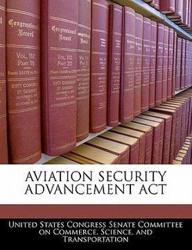 portada aviation security advancement act (in English)