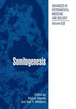 portada somitogenesis (en Inglés)