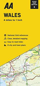 portada Road map Britain 06 Wales 1: 250 000: Streetmap (en Inglés)