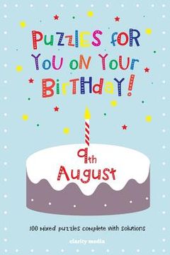 portada Puzzles for you on your Birthday - 9th August (en Inglés)