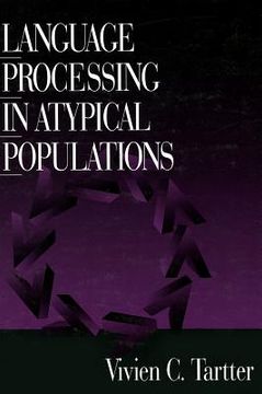 portada language processing in atypical populations (en Inglés)