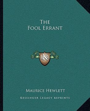 portada the fool errant (en Inglés)