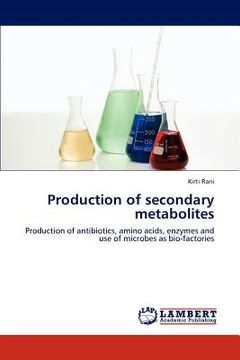 portada production of secondary metabolites (en Inglés)