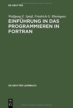 portada Einführung in das Programmieren in FORTRAN (de Gruyter Lehrbuch) (German Edition)