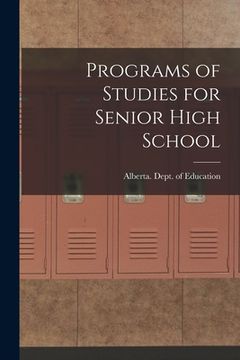 portada Programs of Studies for Senior High School (en Inglés)