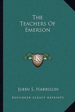 portada the teachers of emerson (en Inglés)