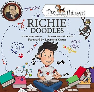 portada Richie Doodles: The Brilliance of a Young Richard Feynman (Tiny Thinkers Series) (en Inglés)