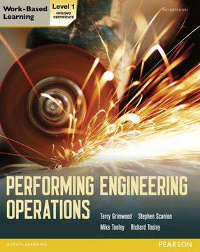 portada Performing Engineering Operations - Level 1 Student Book (Performing Engingeering operations)