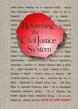 portada Reforming the Civil Justice System (en Inglés)