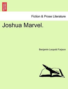 portada joshua marvel. (en Inglés)