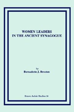 portada women leaders in the ancient synagogue (en Inglés)