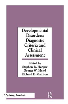portada Developmental Disorders: Diagnostic Criteria and Clinical Assessment (en Inglés)