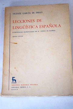 portada Lecciones de linguística española: [Conferencias pronunciadas en el Ateneo de Madrid]