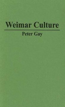 portada Weimar Culture: The Outsider as Insider