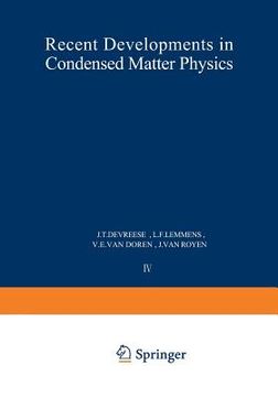 portada Recent Developments in Condensed Matter Physics: Volume 4 - Low-Dimensional Systems, Phase Changes, and Experimental Techniques (in English)