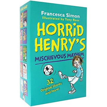 portada Horrid Henrys Mischievous Mayhem 10 Book Box-Set (in English)