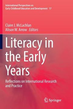 portada Literacy in the Early Years: Reflections on International Research and Practice (en Inglés)