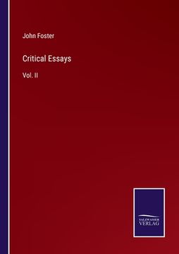 portada Critical Essays: Vol. II (in English)