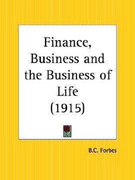 portada finance, business and the business of life (en Inglés)