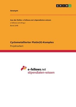 portada Cyclometallierter Platin(II)-Komplex