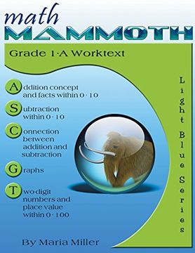 portada Math Mammoth Grade 1-A Worktext (in English)