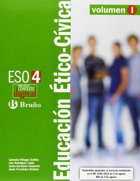 portada ContextoDigital Educación ético-cívica 4 ESO - 3 volúmenes: Edición 2012