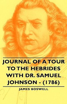 portada journal of a tour to the hebrides with dr. samuel johnson - (1786) (en Inglés)