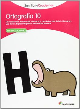 portada Santillana Cuadernos Ortografia: Ortografia Pauta 10 (in Spanish)