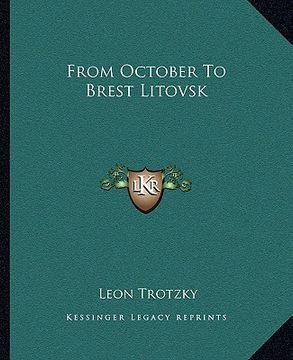 portada from october to brest litovsk (en Inglés)