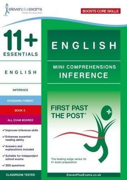 portada 11+ Essentials English Mini Comprehensions: Inference Book 3 (en Inglés)