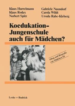 portada Koedukation -- Jungenschule Auch Für Mädchen? (en Alemán)