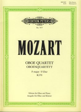 portada Oboe Quartet in F K370 (368b) (Edition for Oboe and Piano)