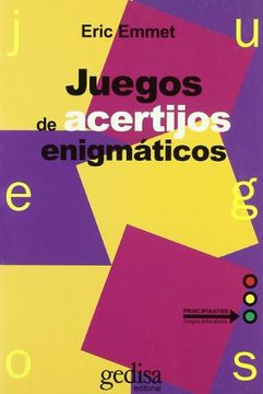 portada Juegos de Acertijos Enigmaticos (Spanish Edition)