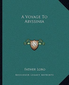portada a voyage to abyssinia