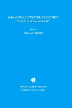 portada japanese and western bioethics: studies in moral diversity (in English)